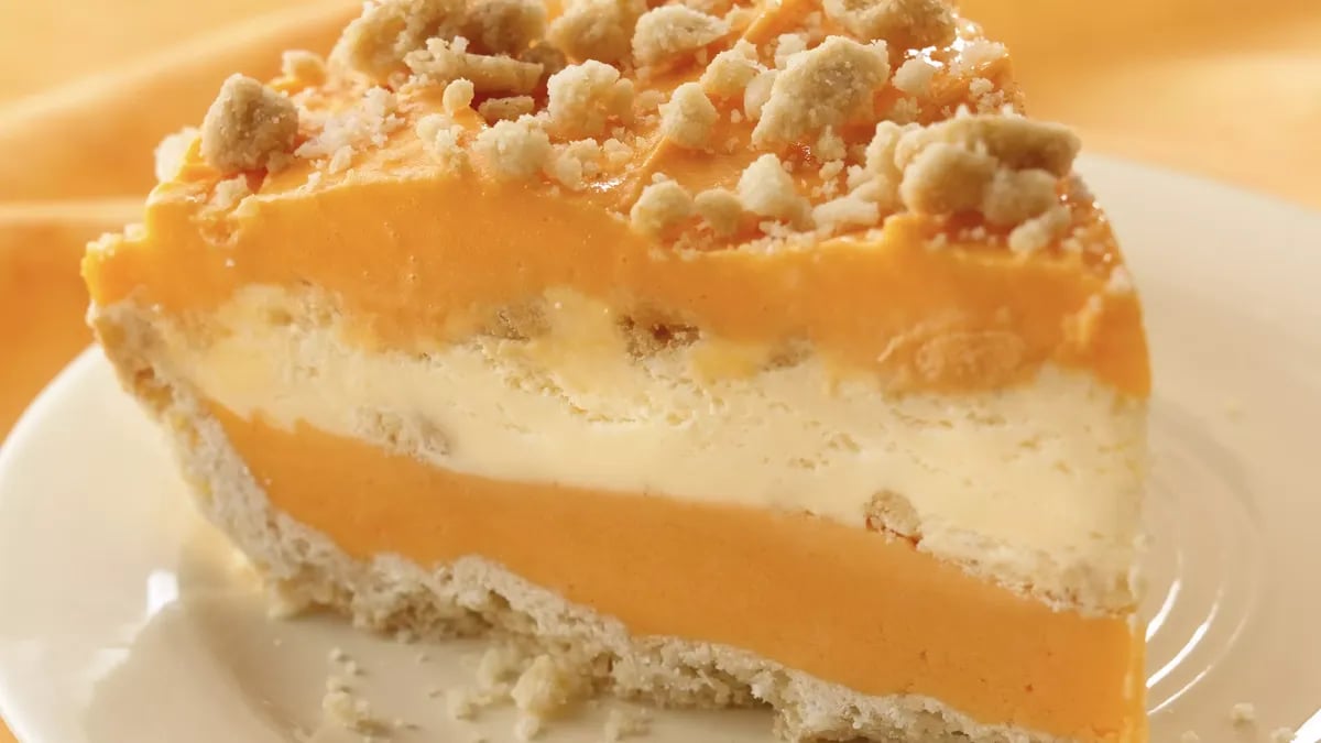 Creamy Orange Ice Cream Pie