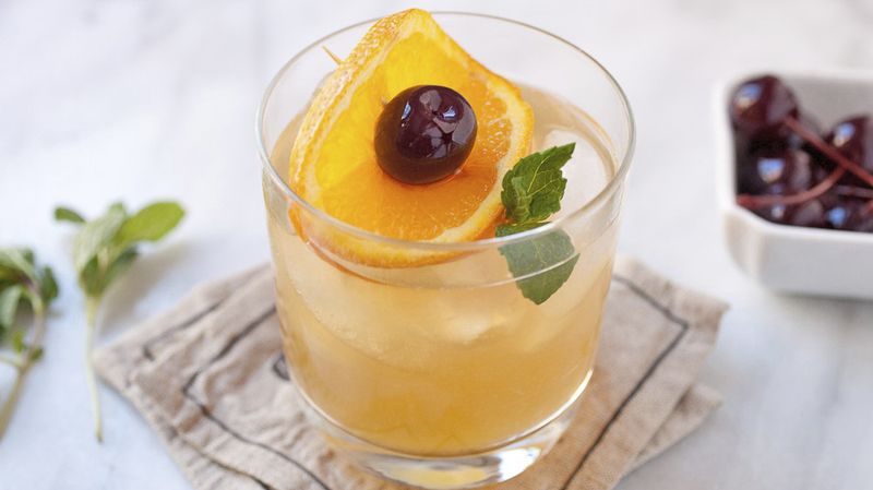Mint Whiskey Sour