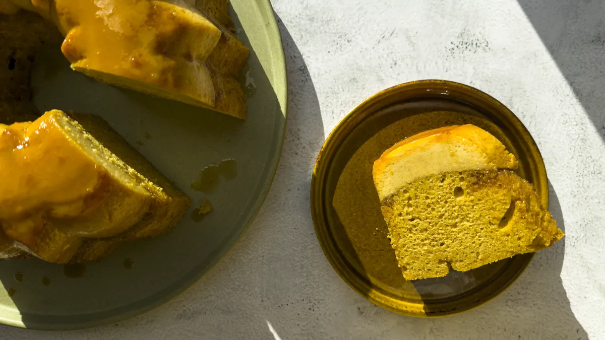 Pumpkin Flan Bundt Cake