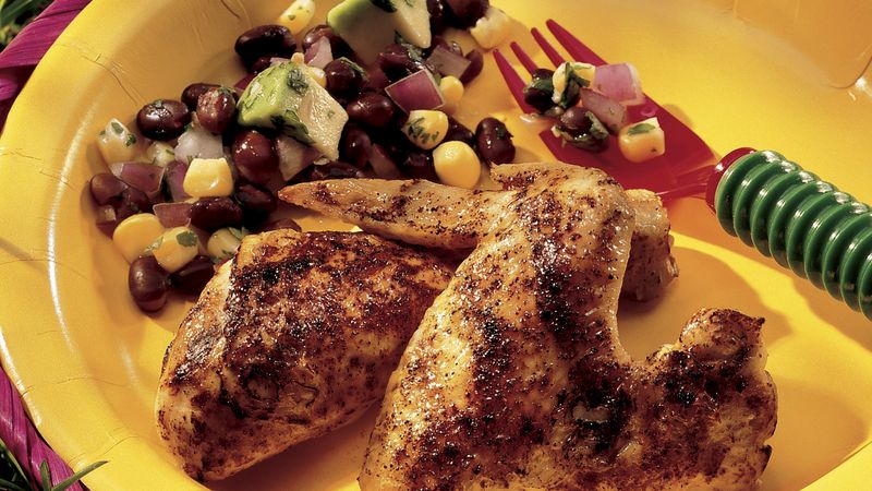 Grilled Chili Chicken with Southwest Relish