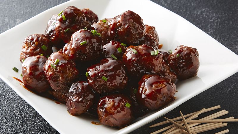 Crockpot BBQ Meatballs