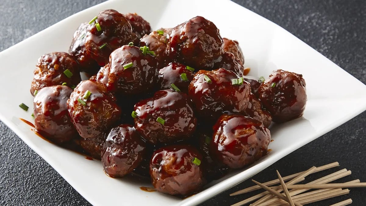 Sweet Brown Sugar BBQ Meatballs