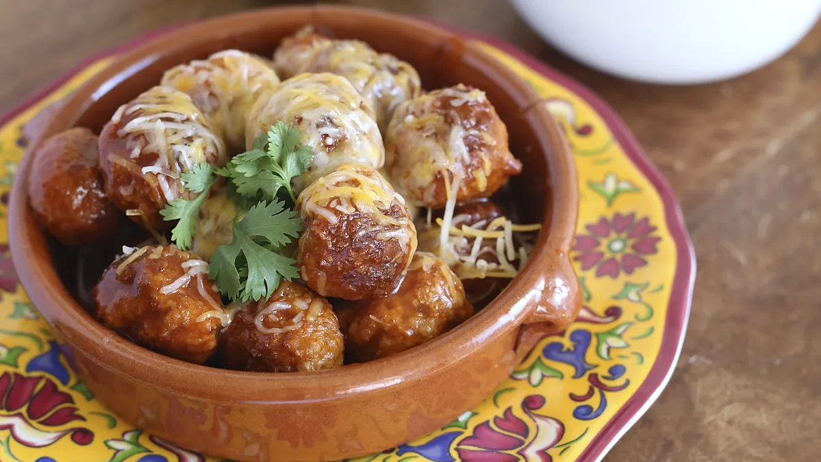 Chicken Enchilada Meatballs