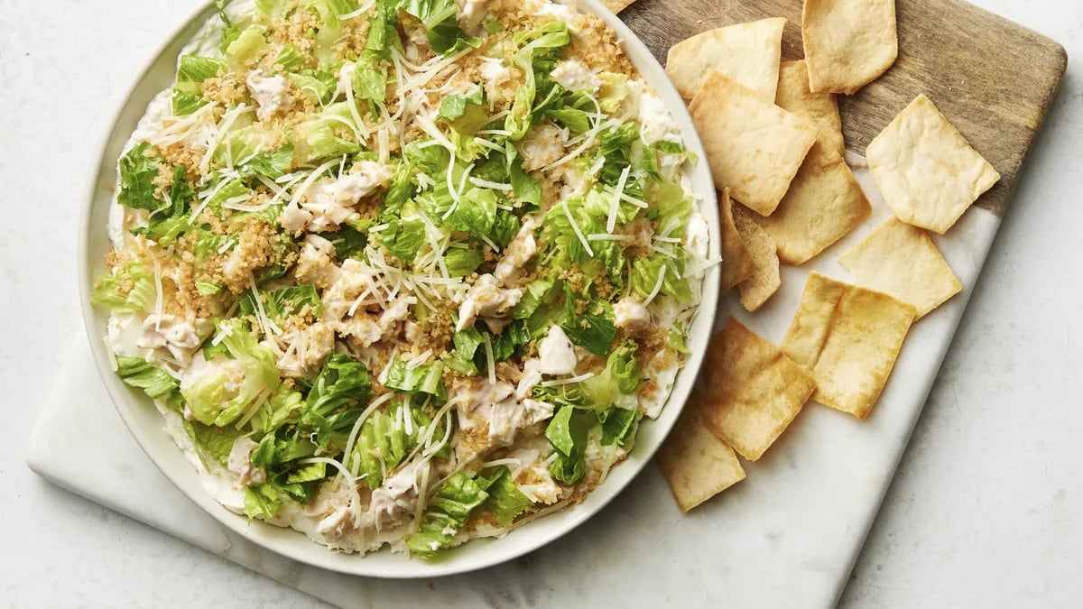 Chicken Caesar Salad Dip