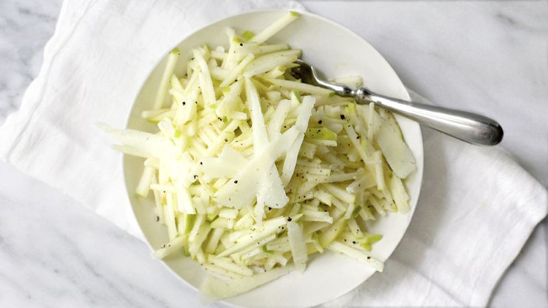 Green Apple and Manchego Slaw
