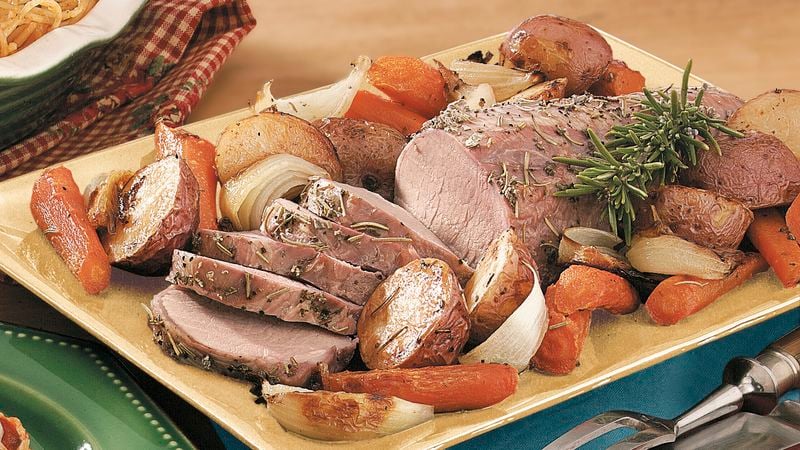 Oven-Roasted Pork and Vegetables