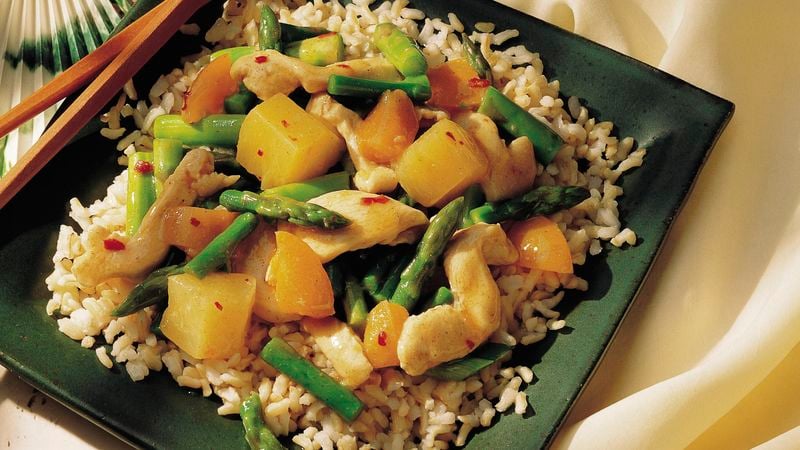 Hot-and-Sweet Apricot Chicken