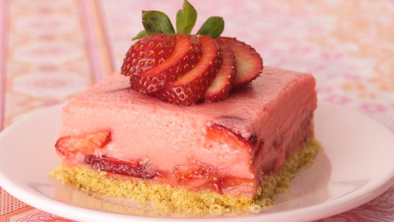Triple-Strawberry Dessert