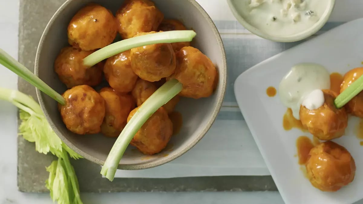 Slow-Cooker Buffalo Chicken Meatballs