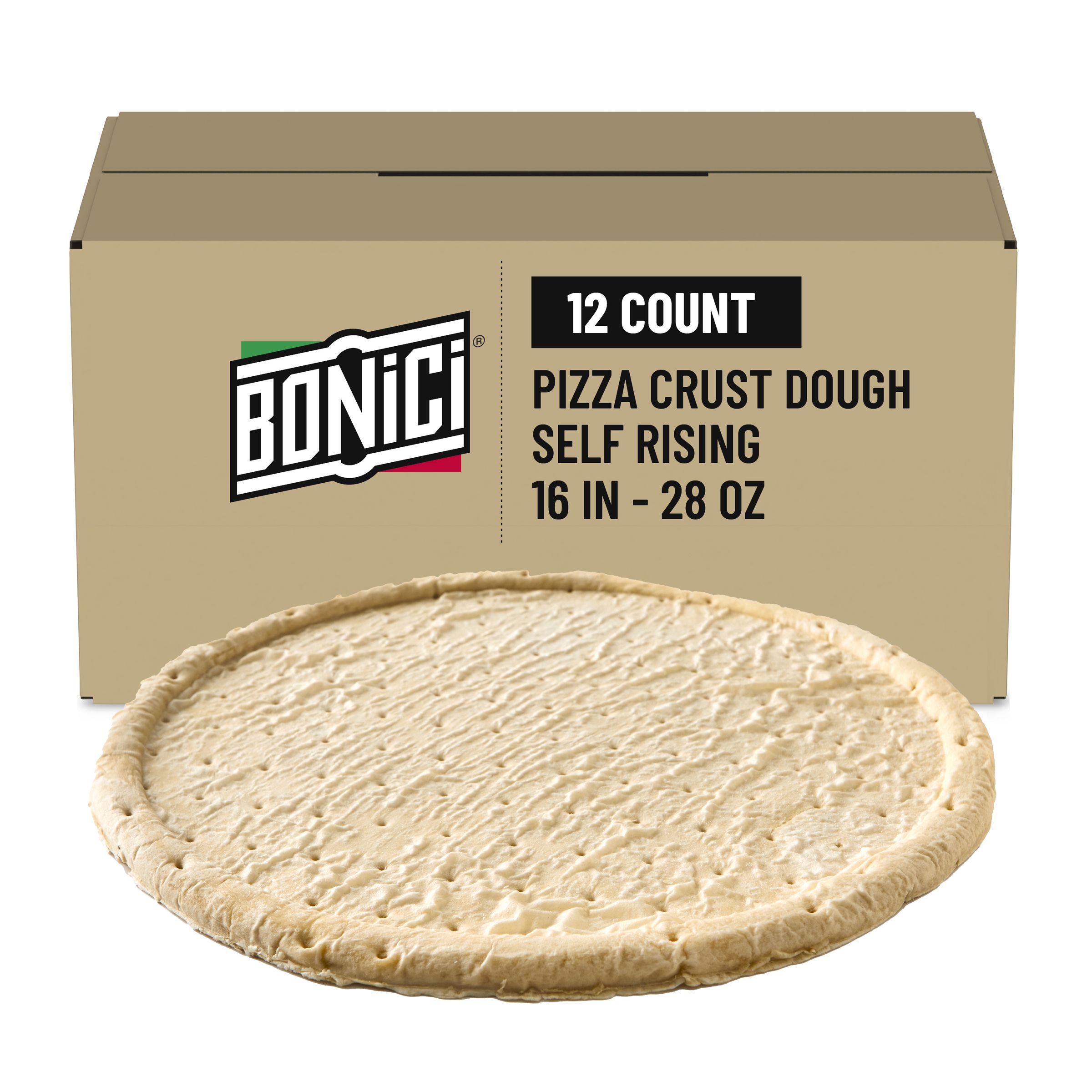  Case Optimized Hero BONICI® Readi Rise Dough Pizza Self-Rising 16