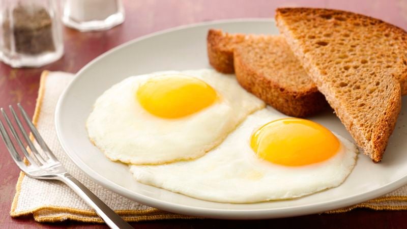 Sunny-Side Up Fried Eggs Recipe