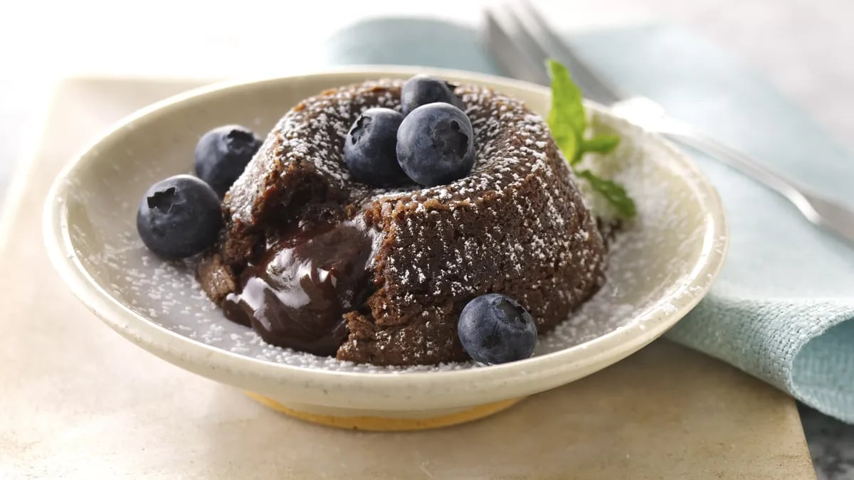 Chocolate Hazelnut Lava Cakes 