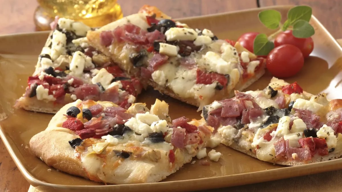 Antipasto Appetizer Pizza