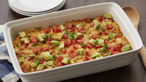 Cheesy Chicken Tortilla Casserole-image