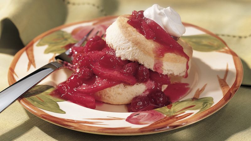 Cranberry-Apple Shortcakes