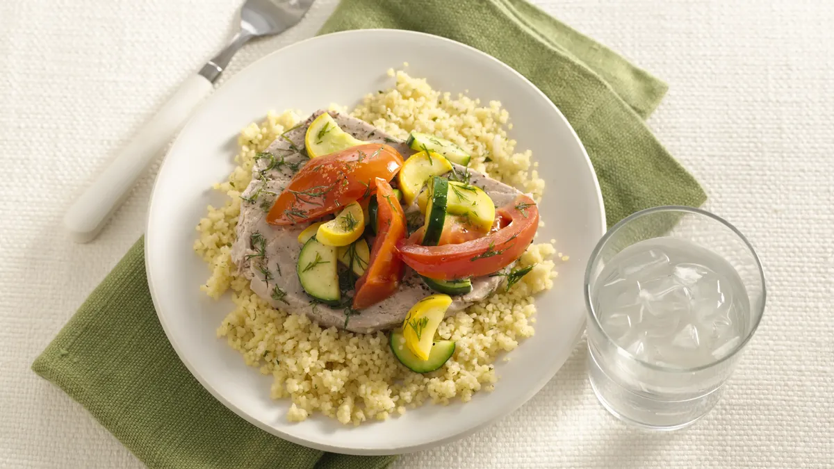 Dilled Tuna Steak Packets