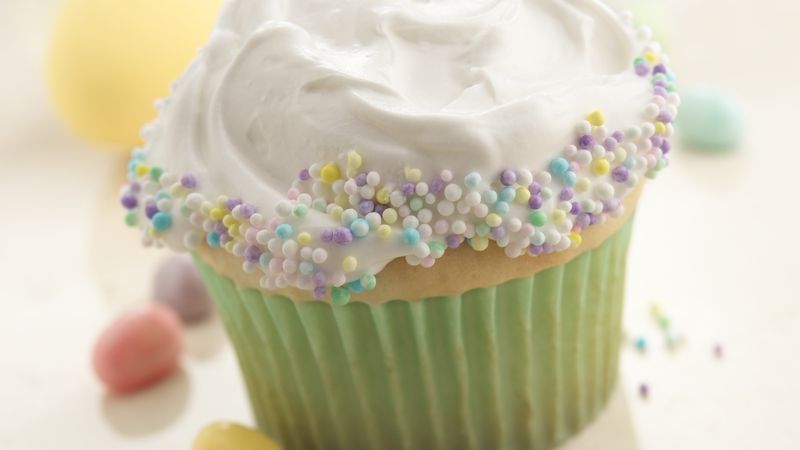 Candy-Sprinkled Cupcakes