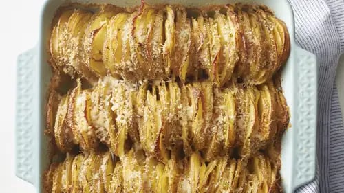 Rosemary-Garlic Hasselback Potatoes