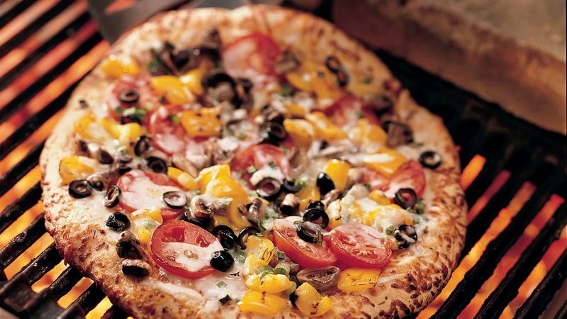 Grilled Antipasto Pizza