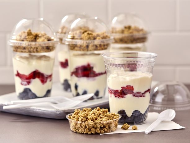 Berry Parfait with Protein Granola