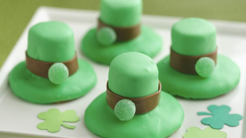 Leprechaun Hat Cookies prepared recipe