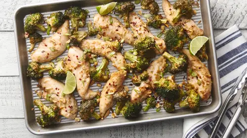 Peanut Chicken Sheet-Pan Dinner-image