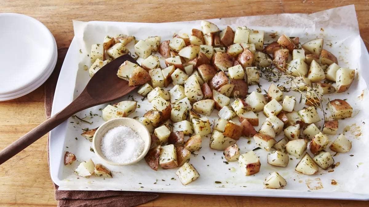 Roasted Rosemary-Onion Potatoes