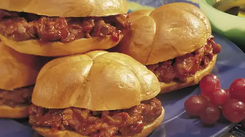 Barbecued Roast Beef Sandwiches