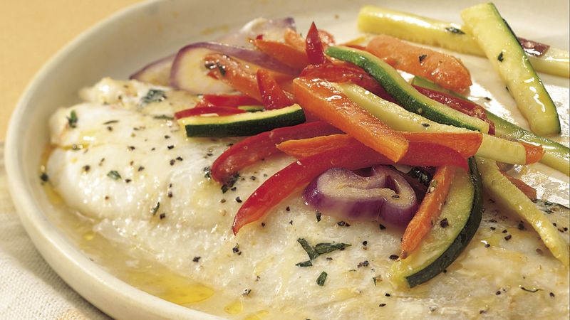 Tarragon Fish and Vegetables