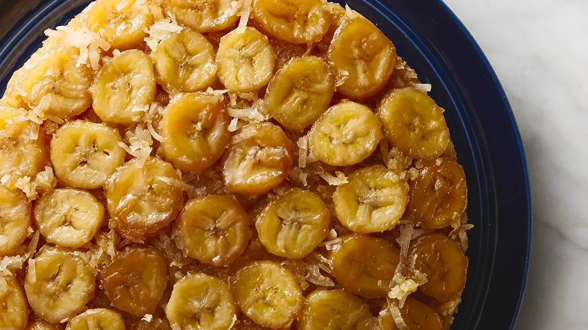 Banana-Coconut Upside-Down Cake