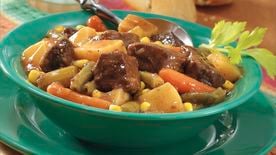 Easy Slow Cooker Beef Stew - dump & go!