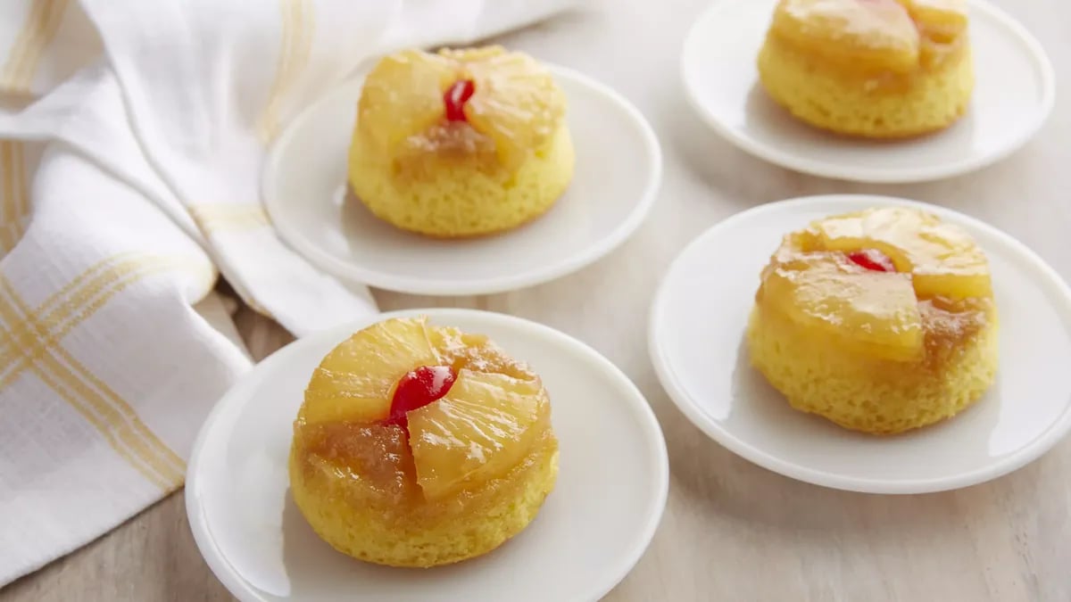 Pineapple Upside-Down Cupcakes