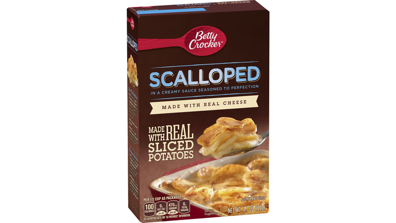 Betty Crocker Scalloped Casserole Potatoes BettyCrocker