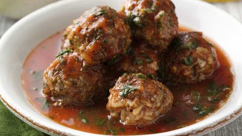 Beef and Rice Meatballs