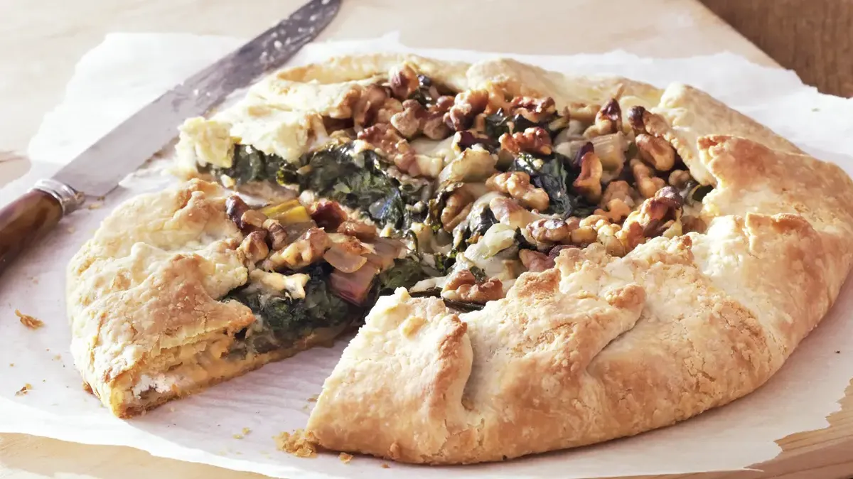 Swiss Chard Rustic Tart