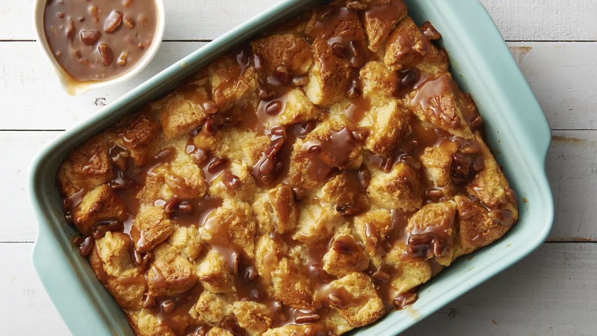 Praline Bread Pudding 