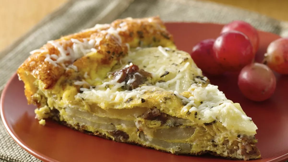 Sausage and Rosemary Potato Frittata