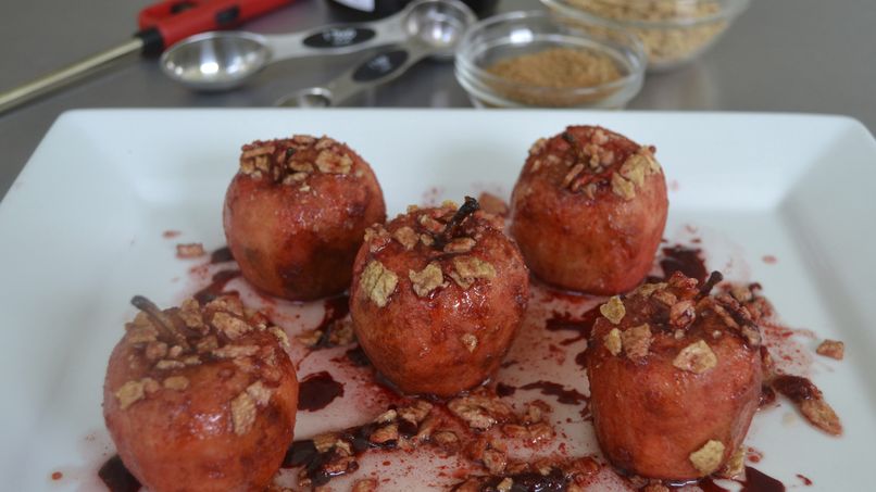 Candied Apples with Cinnamon and Grand Marnier