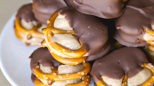 Chocolate Covered Peanut Butter Pretzels Recipe - Tablespoon.com