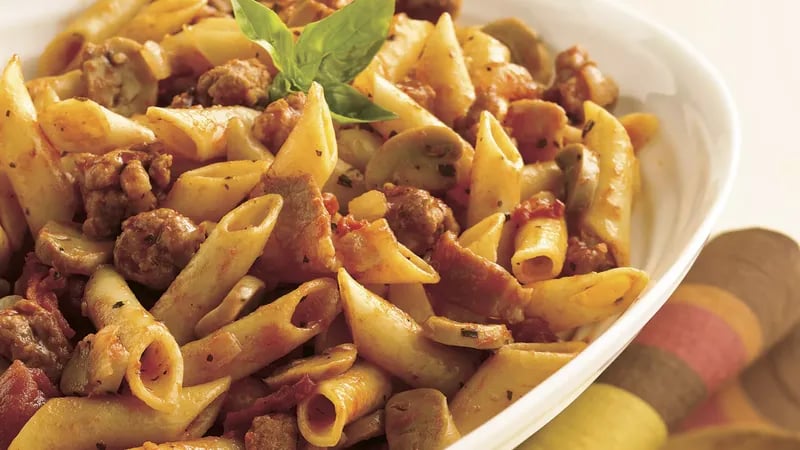 Meaty Mostaccioli