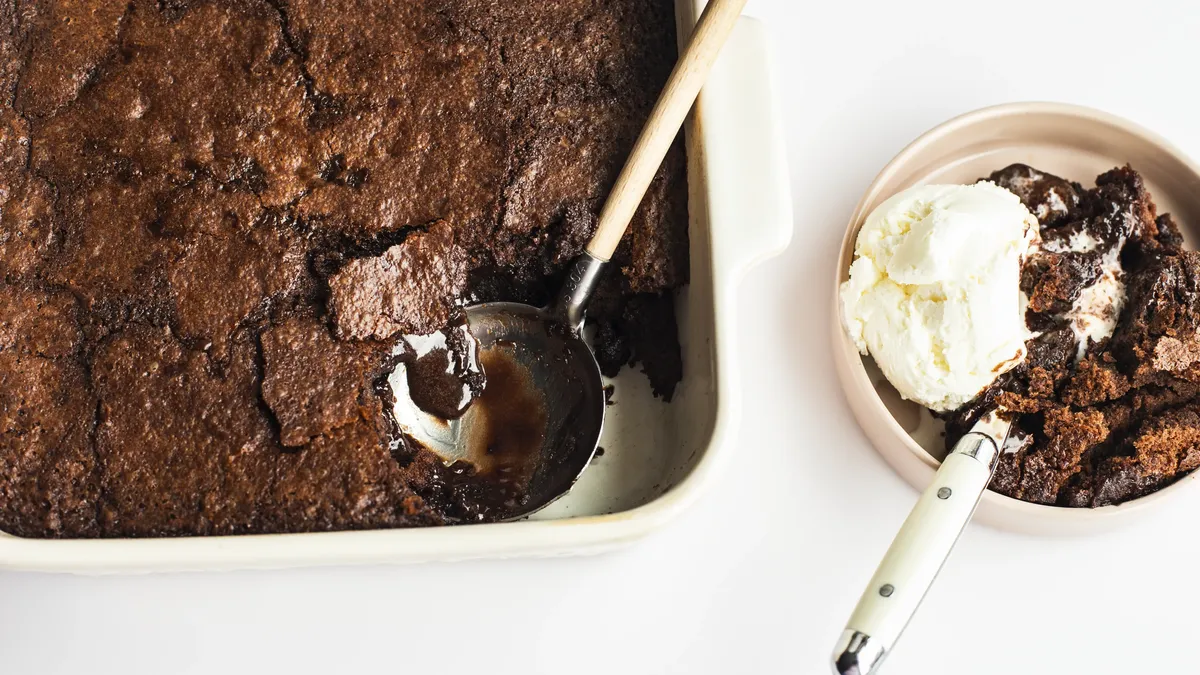 Easy Brownie Pudding