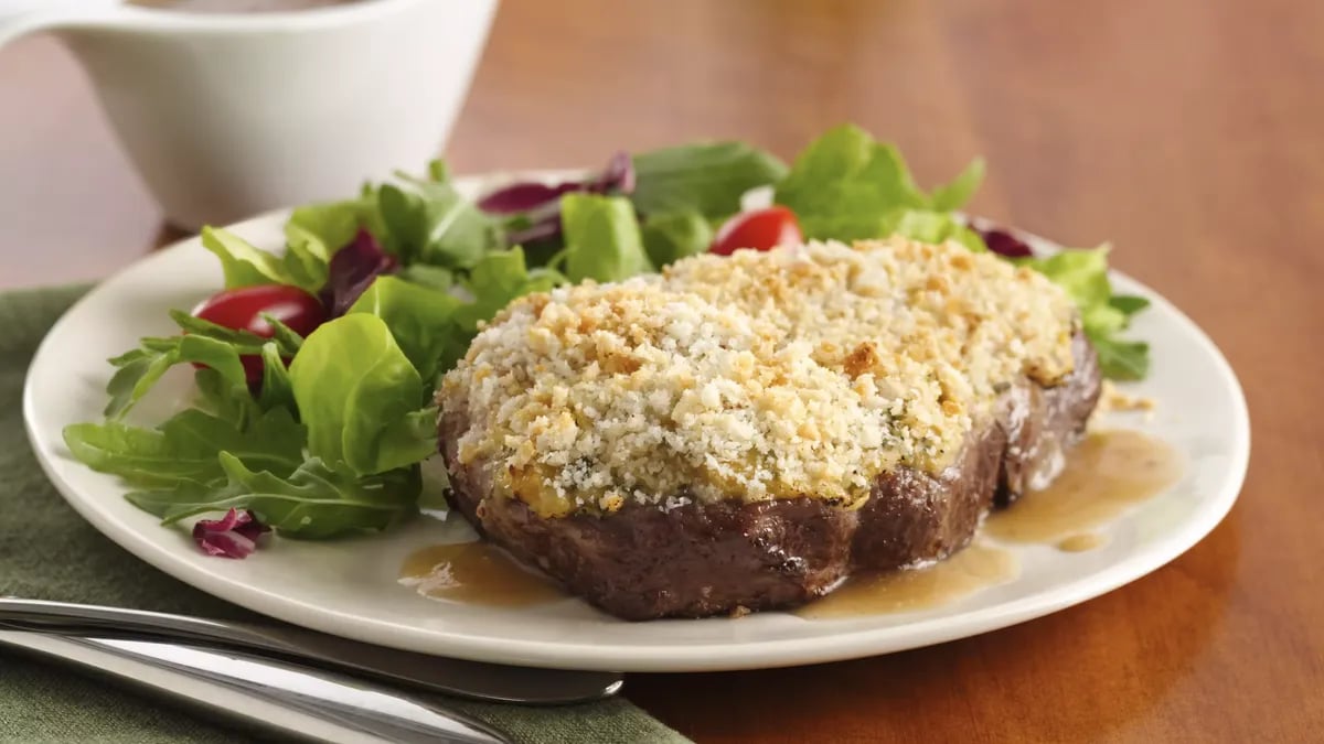 Prime Rib Eye Steaks with Savory Beef Gravy