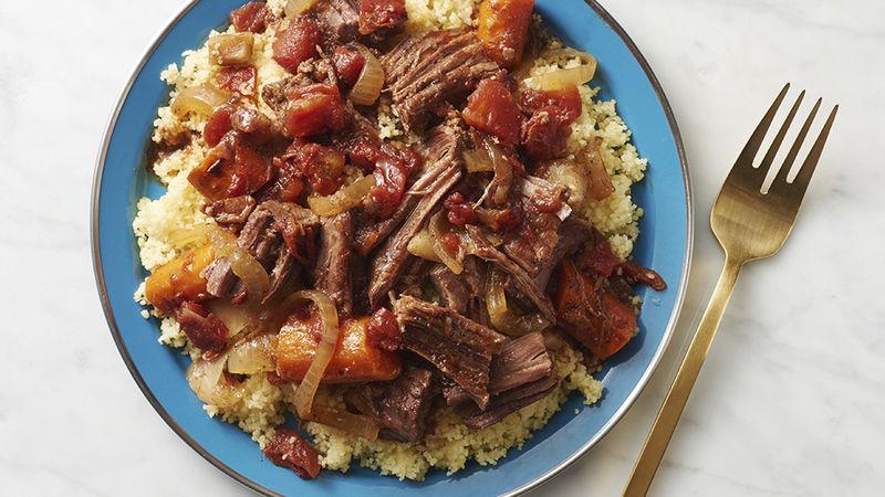 Slow-Cooker Moroccan Beef Tagine