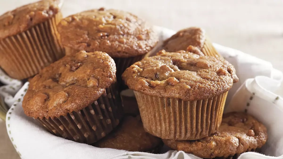 Candied Walnut Date Muffins