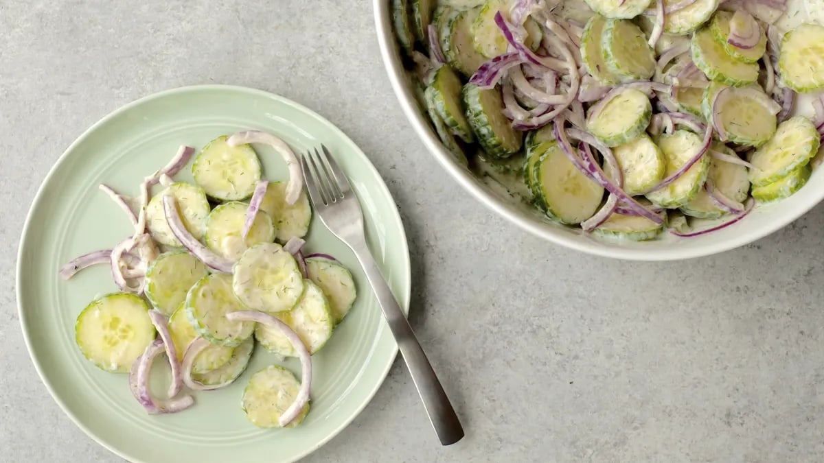 Creamy Cucumber Dill Salad