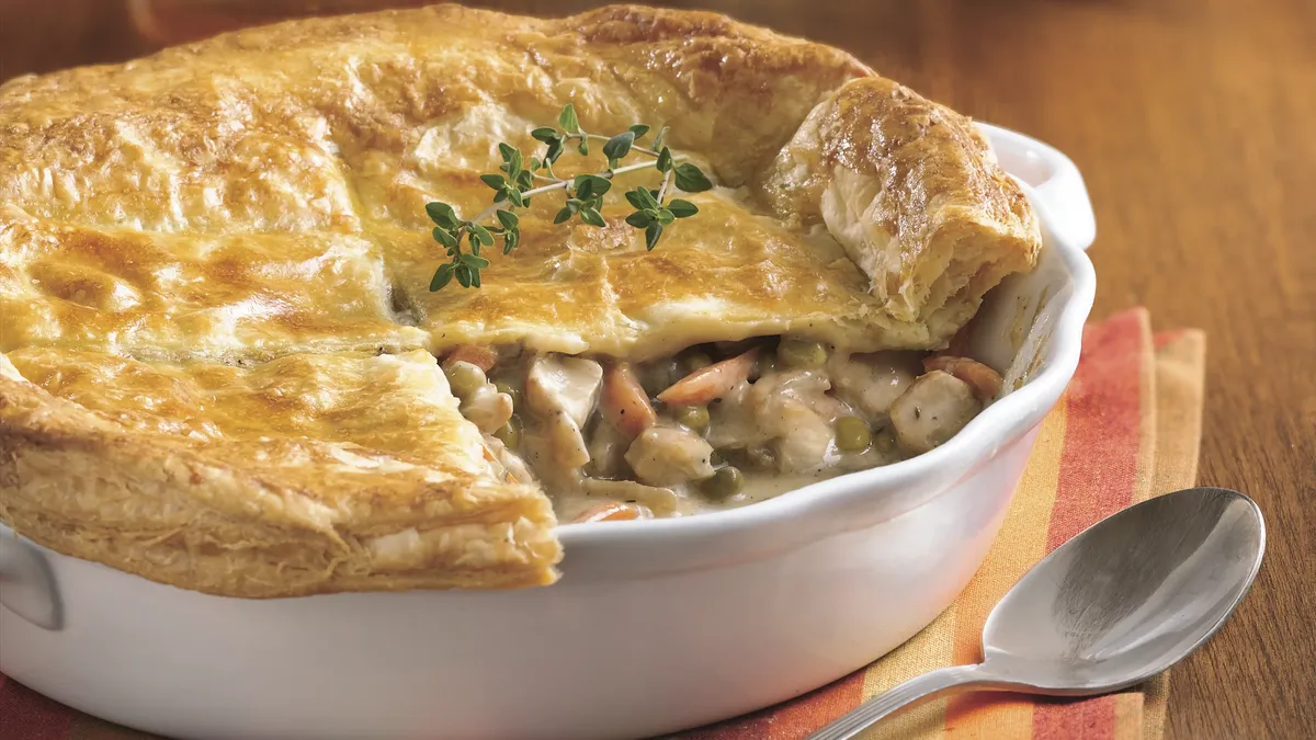 Chicken Pot Pie with Flaky Crust
