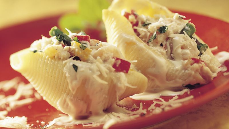 Seafood-Stuffed Pasta Shells