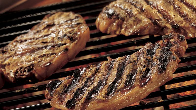 Grilled Herb Steaks