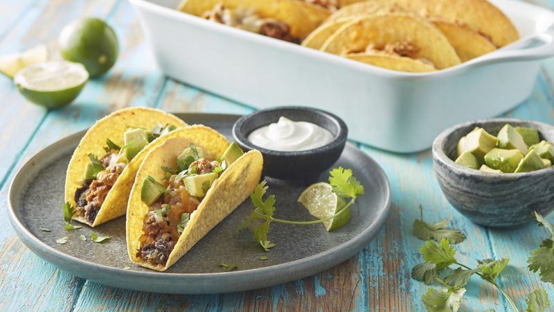 Oven-Baked Turkey and Black Bean Tacos