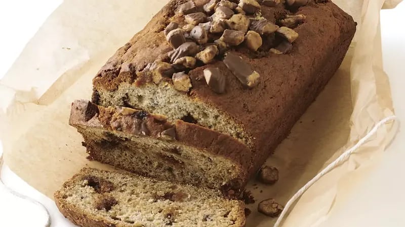 Reese's™ Peanut Butter Cup Banana Bread